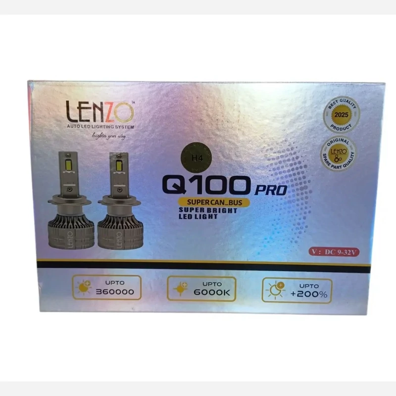 لامپ هدلایت خودرو مدل Q100 پرو پلاس بسته 2 عددی
