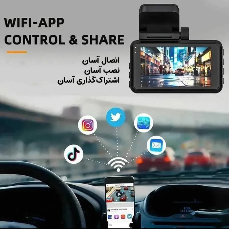 دوربین فیلمبرداری ثبت وقایع خودرو اتوویژن مدل Y06